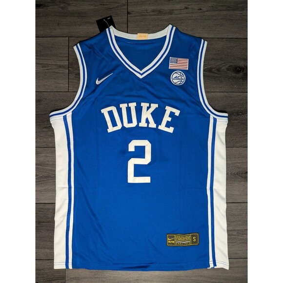 NCAA Other - Cooper Flagg #2 Blue Elite Duke Blue Devils Jersey Men's Size Small